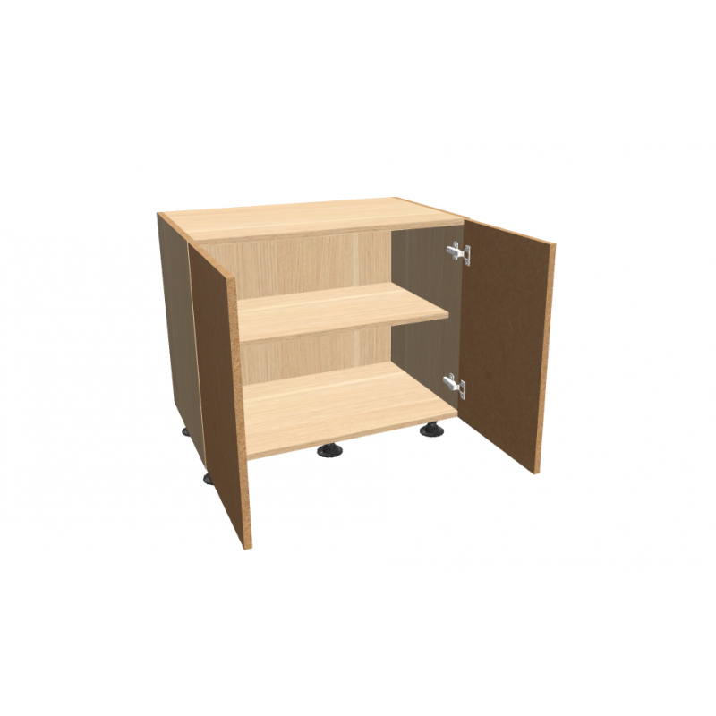 Double Base Unit - MDF Sprayed Front-Base units-MyWardrobe