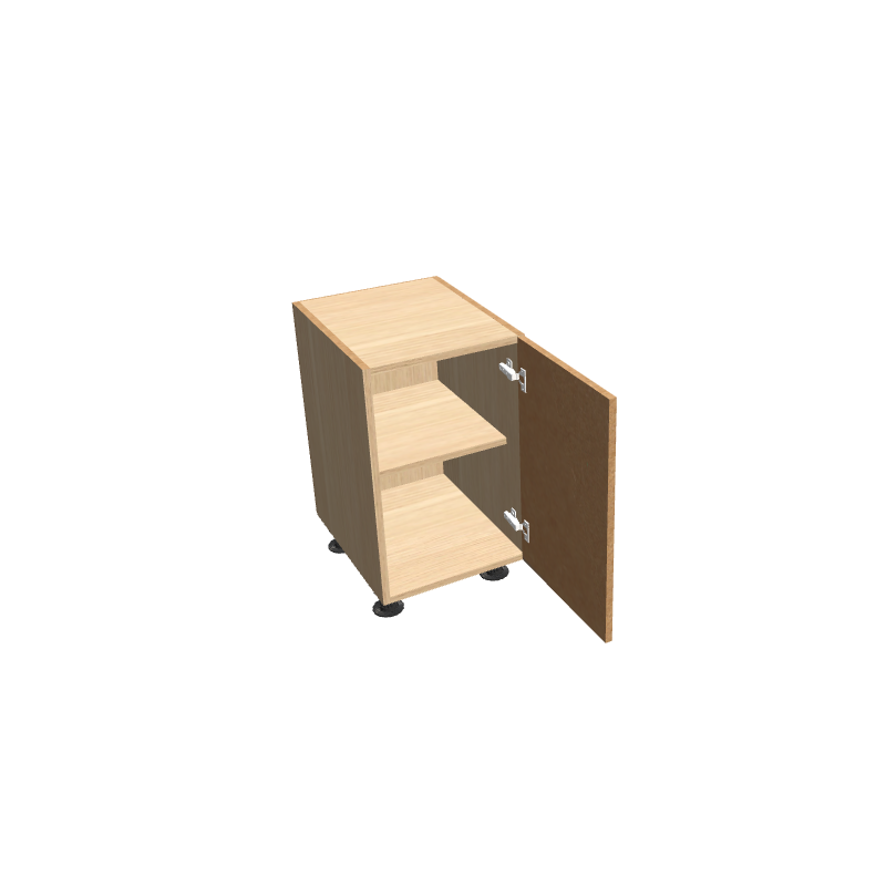 Single Base Unit - MDF Front-Base units-MyWardrobe