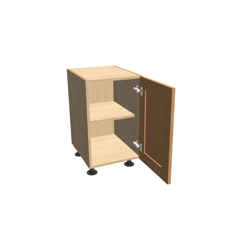 Single Base Unit - MDF Shaker Sprayed Front-Base units-MyWardrobe